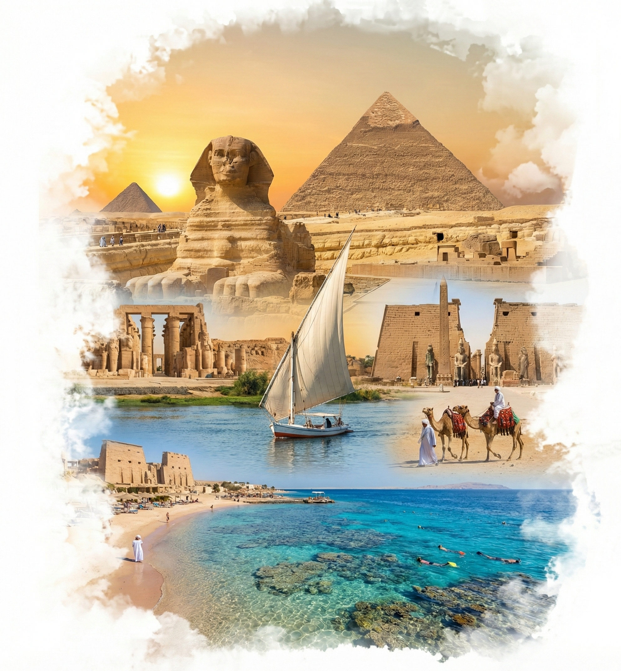 الأهرامات وأبو الهول