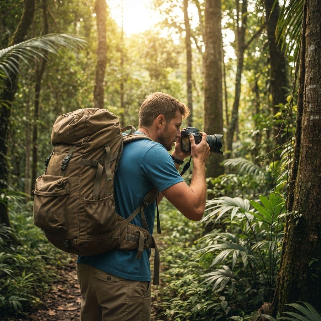 مسافر مع كاميرا